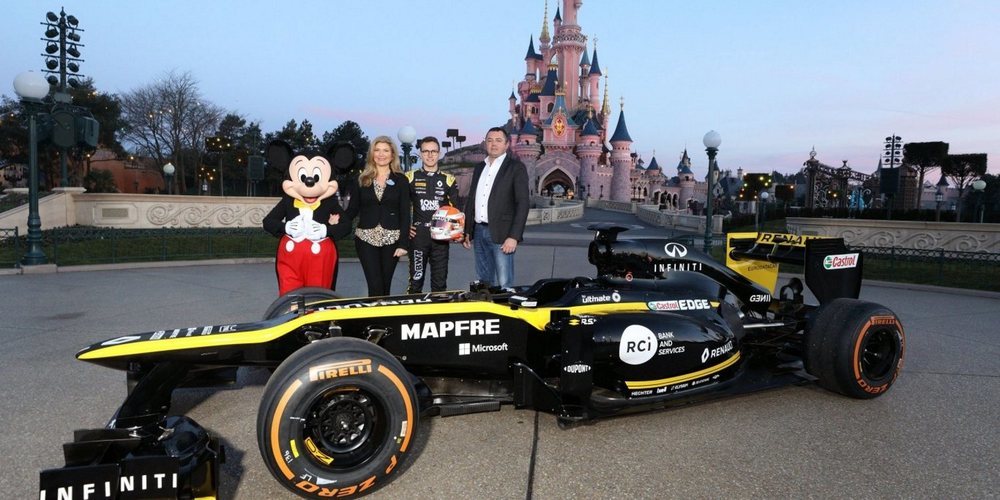 El Gran Premio de Francia y Renault F1 Team comenzaron su gira en Disneyland París