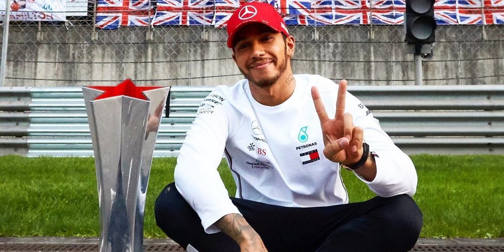 Lewis Hamilton: "Estoy orgulloso de ser parte del trabajo que han realizado y de estos resultados"