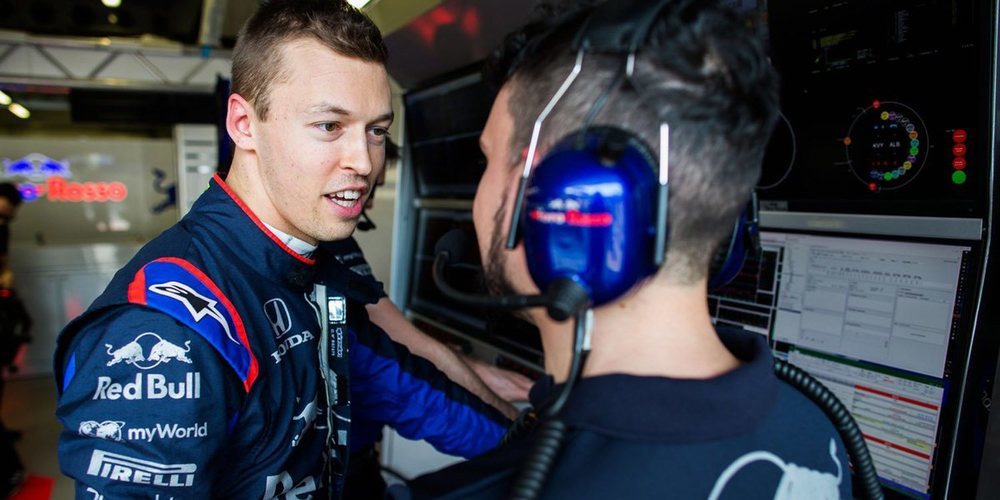 Daniil Kvyat: "Las sensaciones en el coche han sido muy buenas antes del accidente"