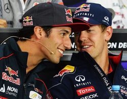 Daniel Ricciardo recuerda su año junto a Vettel: "Disfruté la temporada, ya que no tenía presión"