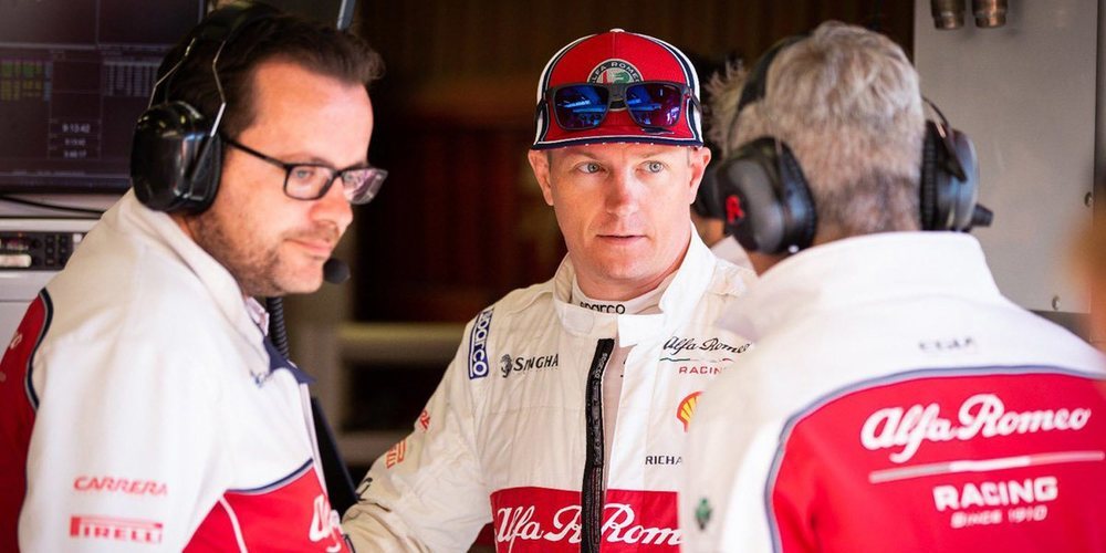 Kimi Räikkönen: "No estoy descontento con las sesiones de hoy, pero tenemos trabajo por delante"