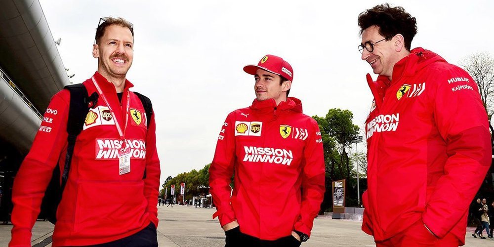Sebastian Vettel: "Tener dos pilotos que exprimen el coche es una buena situación para Ferrari"