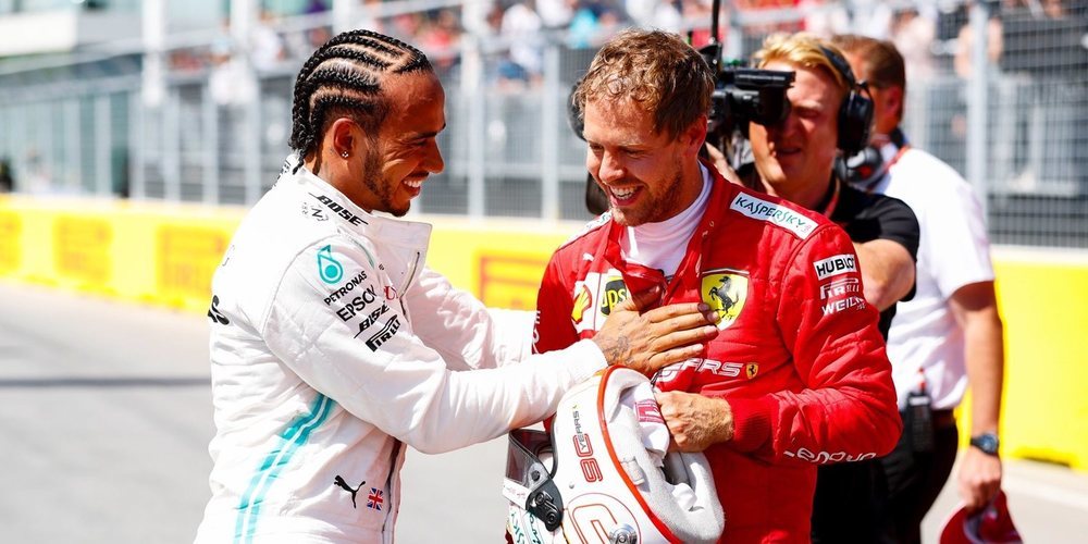 Lewis Hamilton opina sobre la maniobra de Vettel: "Probablemente hubiera hecho lo mismo"