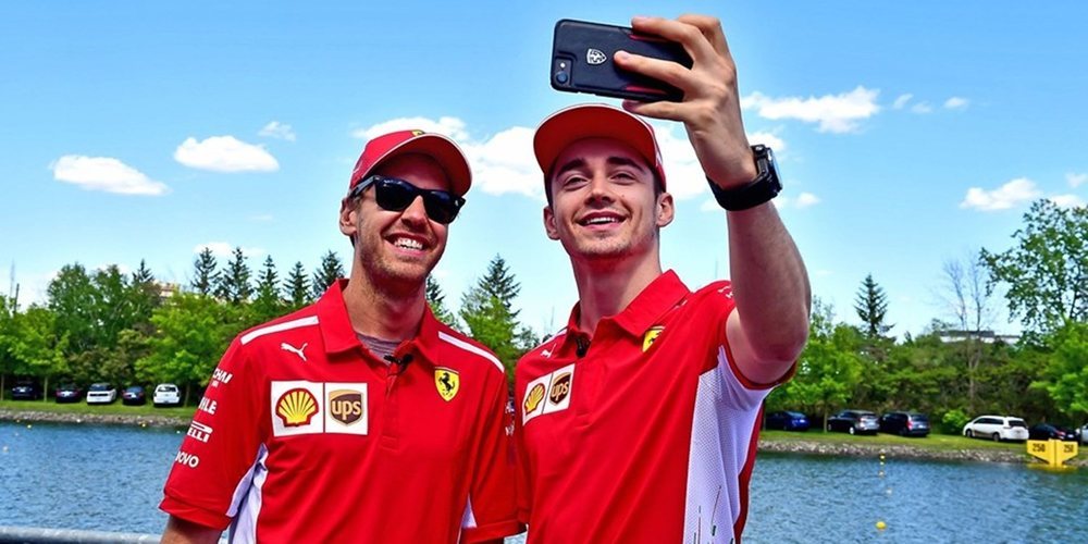 Leclerc admite que Vettel ha cometido menos errores que él en el primer tercio de temporada