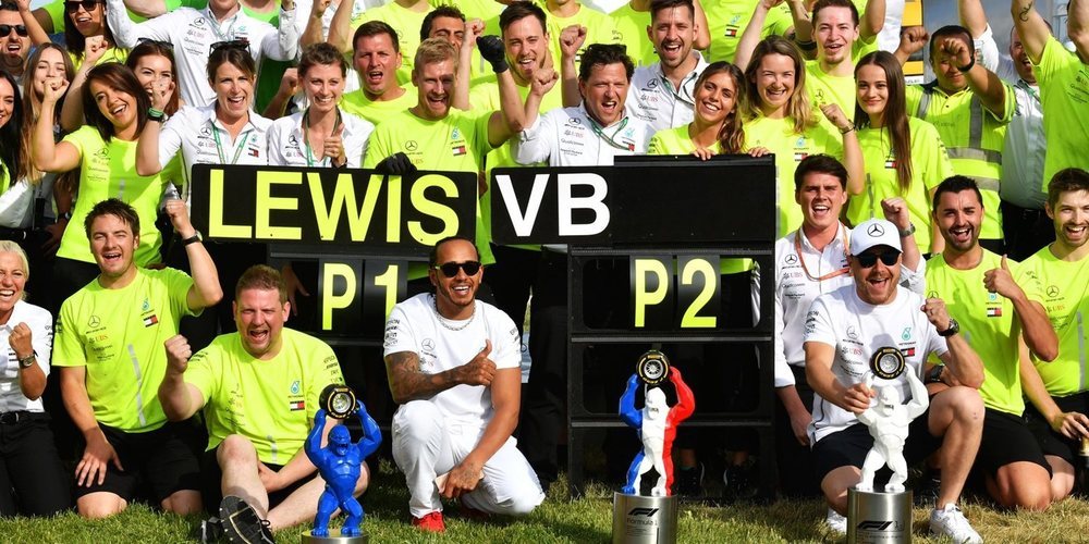 Lewis Hamilton, intratable: "Estoy muy orgulloso de formar parte de Mercedes"