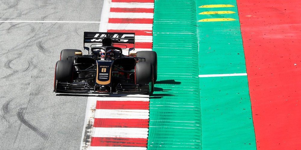 Romain Grosjean: "El primer día ha sido positivo; estamos satisfechos con el coche"