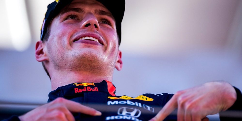 Masashi Yamamoto, agradecido con Verstappen por señalar el logo de Honda en el podio