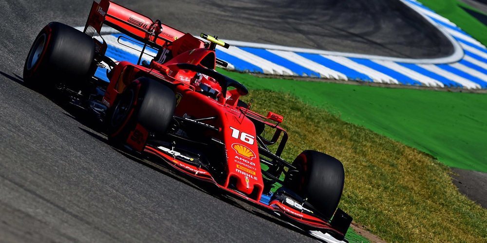 Charles Leclerc termina líder en la segunda sesión de entrenamientos del GP de Alemania