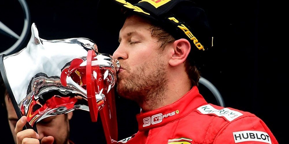 Sebastian Vettel: "En este tipo de carreras no puedes contar con nada hasta las últimas dos vueltas"