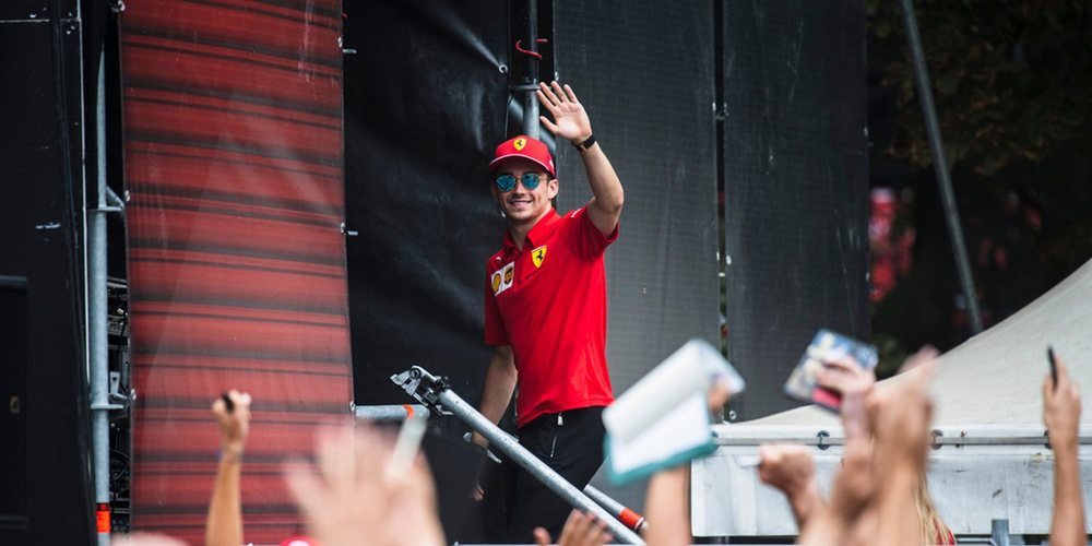 Charles Leclerc termina líder en ambas sesiones de entrenamientos de hoy en Italia