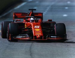 Sebastian Vettel y Charles Leclerc brillan más que el resto en la carrera de Marina Bay