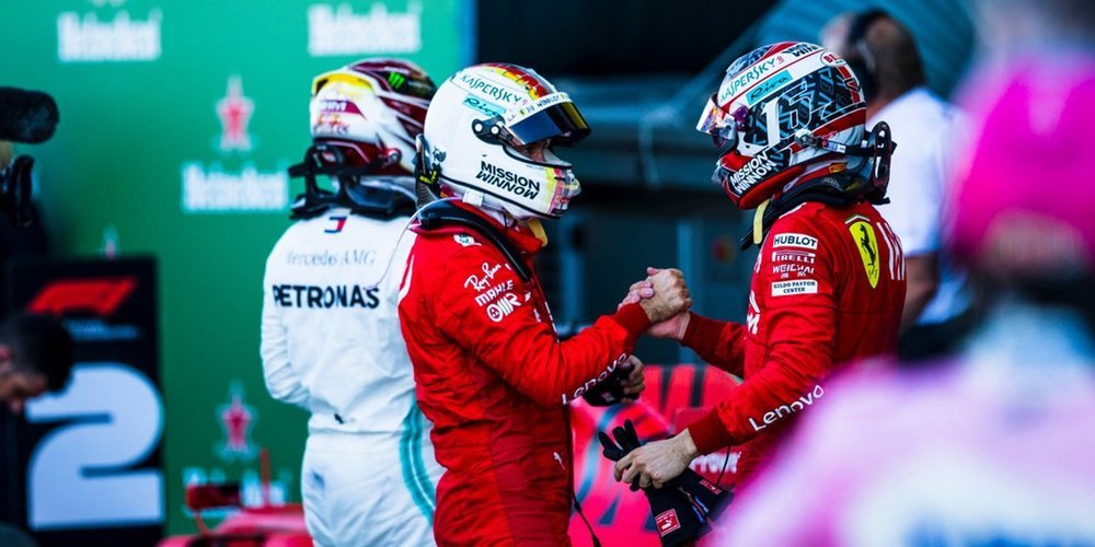 Sebastian Vettel: "Los Mercedes eran más rápidos que nosotros hoy"