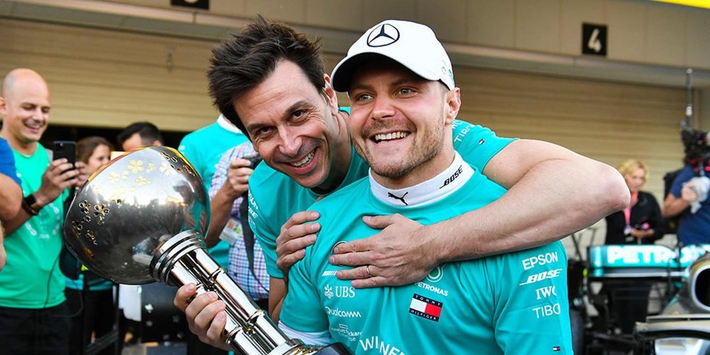 Bottas: "Estoy orgulloso por haber ganado la carrera que nos ha asegurado el Campeonato de Constructores"