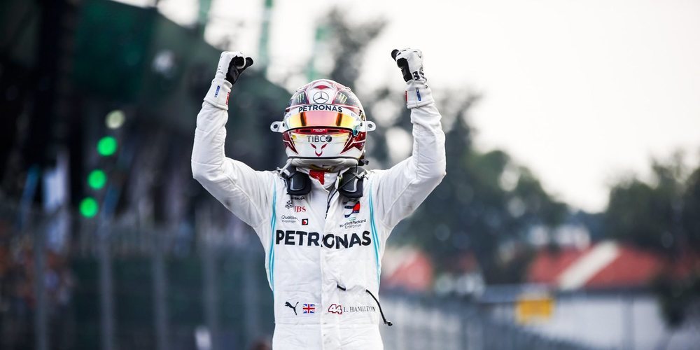 Lewis Hamilton logra la victoria en México y está más cerca de asegurarse el título de pilotos