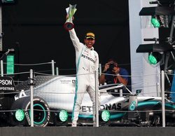 Lewis Hamilton: "La victoria ha sido una sorpresa en un fin de semana difícil para nosotros"