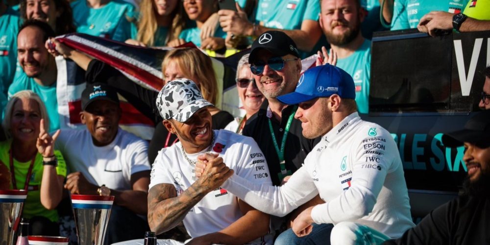 Valtteri Bottas: "Tuvimos una buena batalla en carrera y pasé a Hamilton para asegurar la victoria"