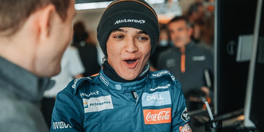 Lando Norris, sobre Hamilton: "Se unió a McLaren y casi ganó en su primera temporada"