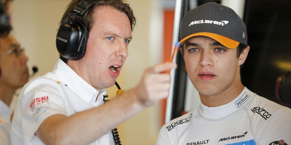 Lando Norris: "Hemos probado muchos compuestos de 2019 y 2020 en la primera jornada de test"