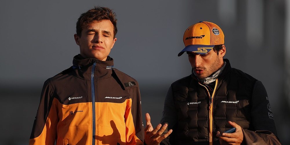 Norris: "Gran parte del éxito logrado es por la forma en la que Sainz y yo hemos trabajado juntos"