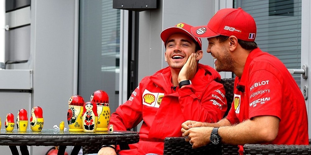 Mattia Binotto asegura que para Ferrari es una ventaja contar con la dupla Vettel-Leclerc
