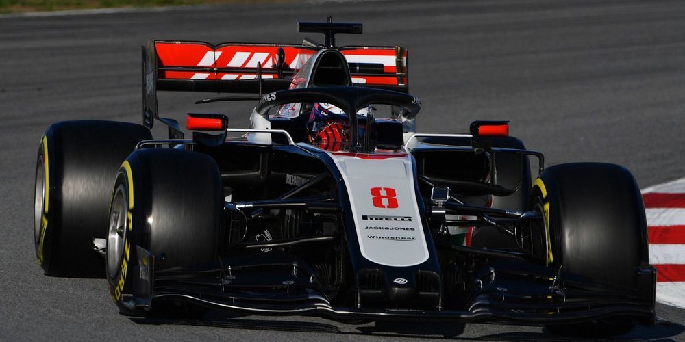 Romain Grosjean: "Estoy muy contento por el trabajo que hemos hecho en estos test"