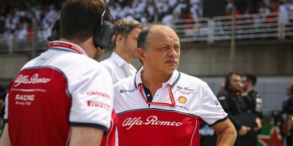 Frédéric Vasseur: " La F1 no es el centro del mundo ahora, por lo que iremos paso a paso"
