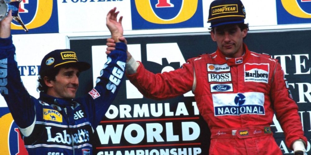 Alain Prost, sobre su relación con Ayrton: "El mundo siempre estaba o con Senna o conmigo"