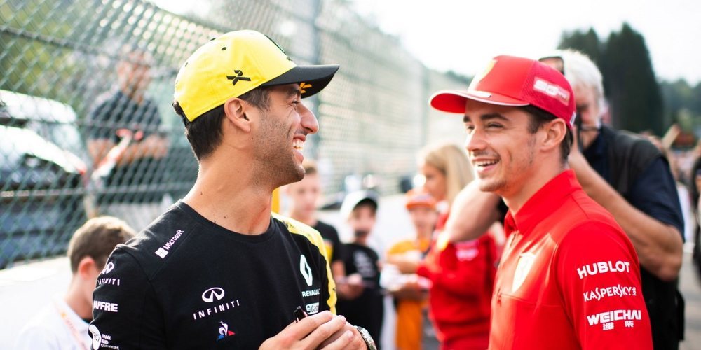 Webber, sobre Ricciardo y Ferrari: "Sé que estaría cerca de Charles, ¿estaría demasiado cerca?"