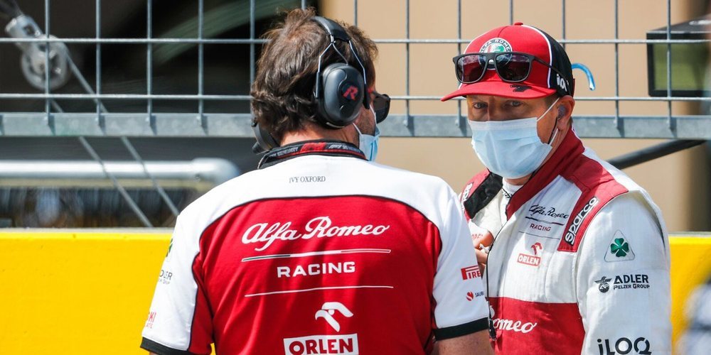 Kimi Räikkönen: "Es un poco frustrante no poder luchar por los puntos"