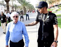 Ecclestone: "Tiene suerte, tal vez la F1 no hubiera sido tan beneficiosa para Lewis como lo ha sido"