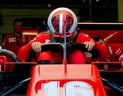 Charles Leclerc: "El equilibrio del coche parece bueno; el ritmo no ha sido el mejor con el Medio"