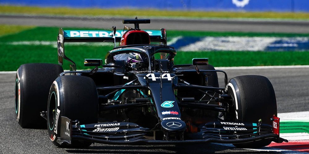 Mercedes y Lewis Hamilton lideran con soltura también en la segunda sesión de pruebas en Monza