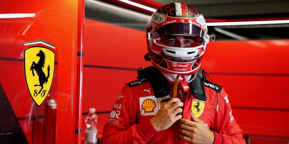 Leclerc: "El coche ha sido muy difícil de pilotar, sufrimos con el equilibrio y con la degradación"