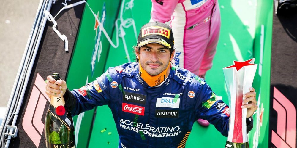 Carlos Sainz: "Es imposible estar decepcionado con la segunda posición, pero quería esa victoria"