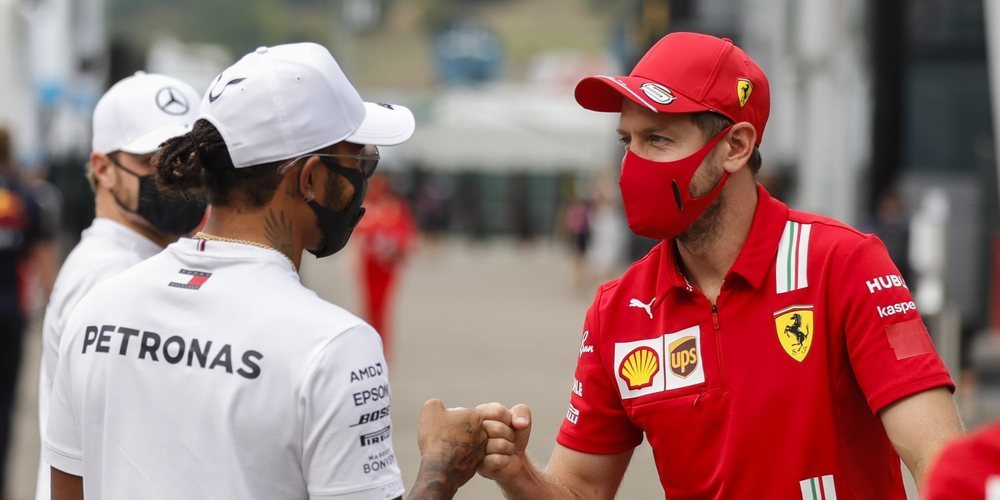 Lewis Hamilton, sobre Vettel: "Podría ayudar a llevar a ese equipo aún más lejos"