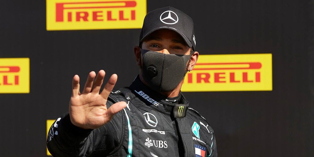 Lewis Hamilton: "Estoy tan contento por estar arriba porque ha sido un fin de semana duro"