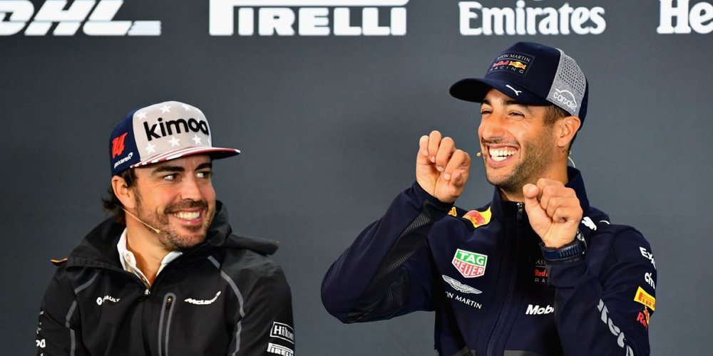 Ricciardo y la llegada de Alonso: "Estoy tratando de ser fiel a mi palabra y estar a la altura"