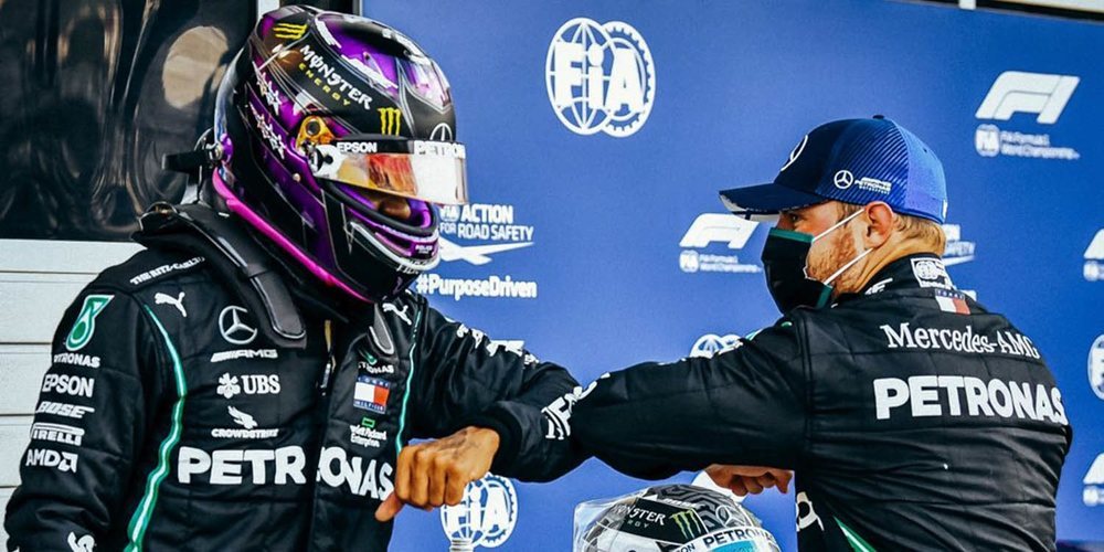 Hamilton: "Es positivo haberme llevado la pole, pero esta pista es la peor para estar ahí"