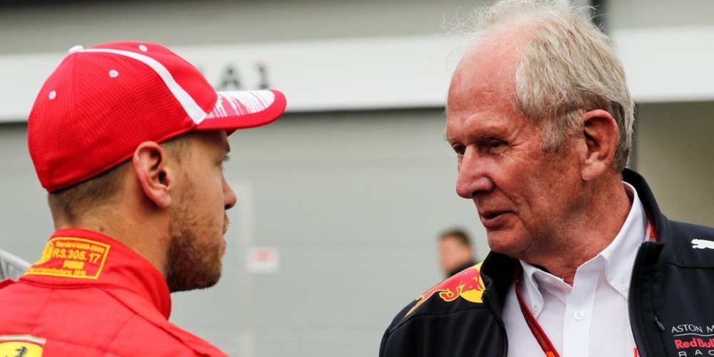Helmut Marko: "Es difícil de batir a Sebastian Vettel cuando se siente cómodo en un monoplaza"