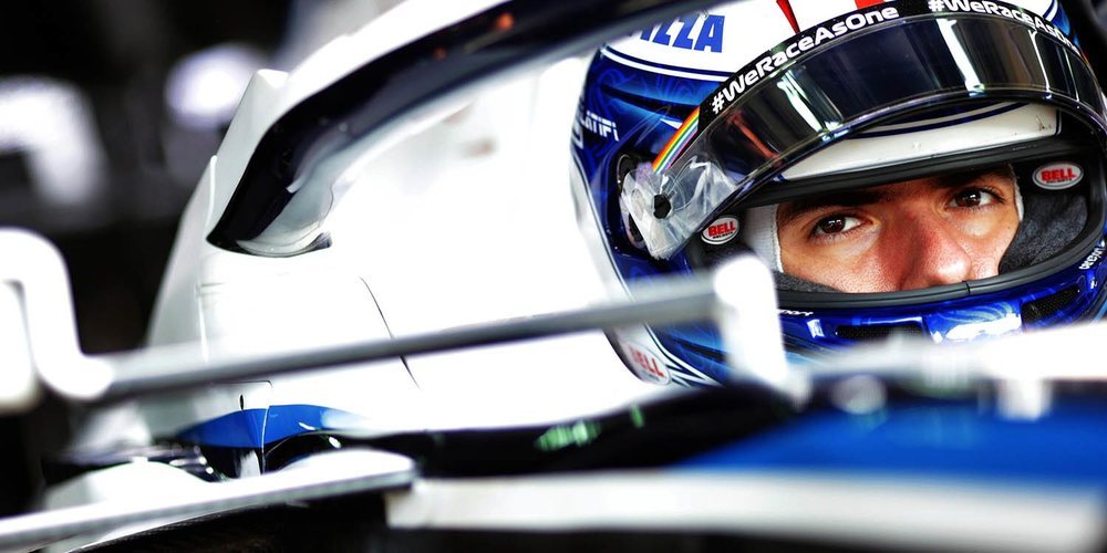 Nicholas Latifi, a las puertas de puntuar en Imola: "Era difícil seguir a los coches de delante"