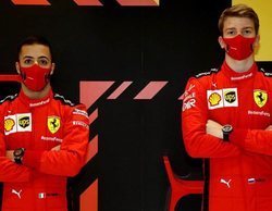 Fuoco y Robert Shwartzman participan en los test de jóvenes pilotos en Abu Dabi con Ferrari