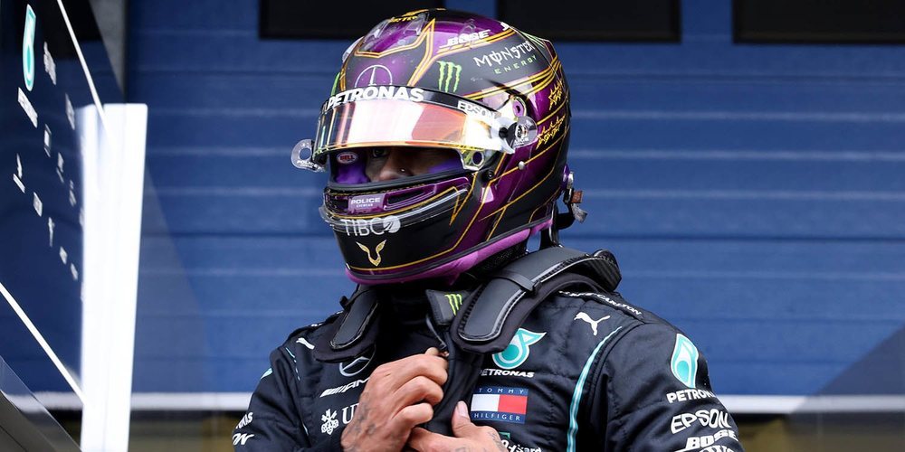 Lewis Hamilton: "Hoy ha sido más un día de test; estuvimos descubriendo los Pirelli de 2021"