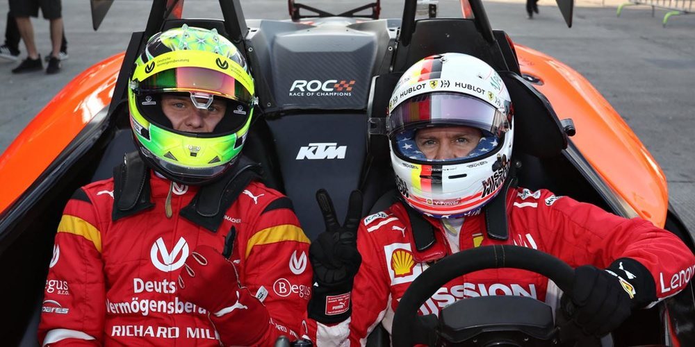 Vettel, sobre Mick Schumacher: "No será un año sencillo para él, pero estoy ahí para ayudarle"