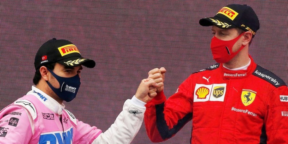 Pérez, de Vettel y Aston Martin: "No tengo ninguna duda, serán uno de los más fuertes en 2021"