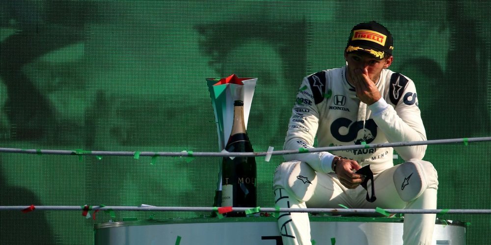 Pierre Gasly recuerda su triunfo: "Cada mañana tomo mi café con el trofeo frente a mí"