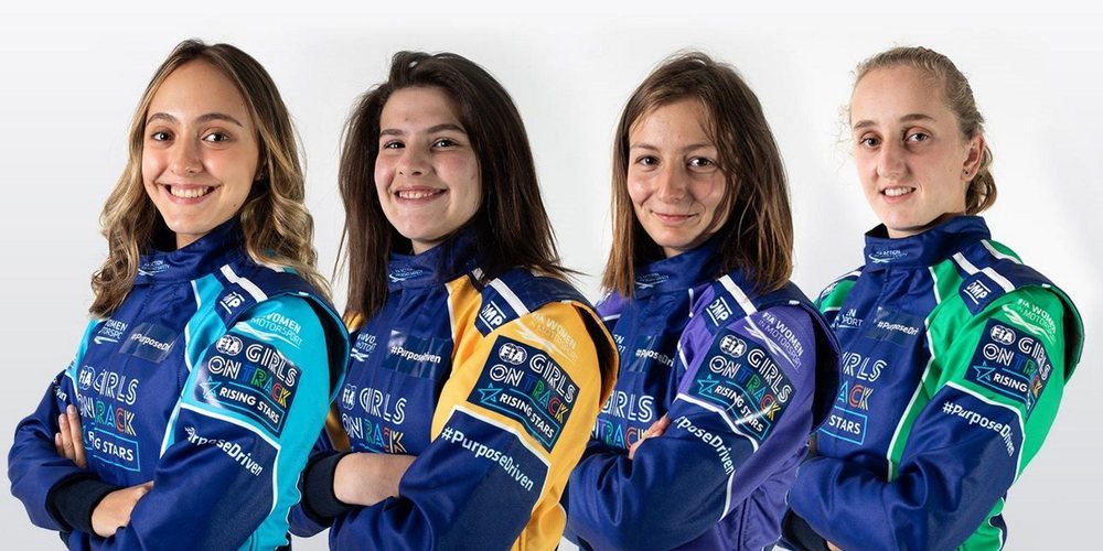 Julia Ayoub, Antonella Bassani, Doriane Pin y Maya Weug cerca un puesto en la Academia Ferrari