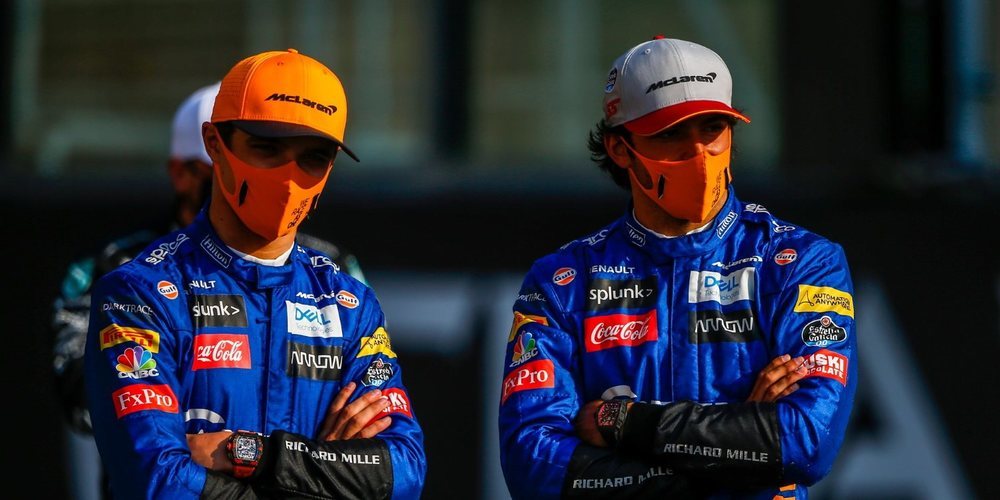 Lando Norris, sobre Carlos Sainz: "Queríamos ganar carreras y trabajamos bien en esa armonía"