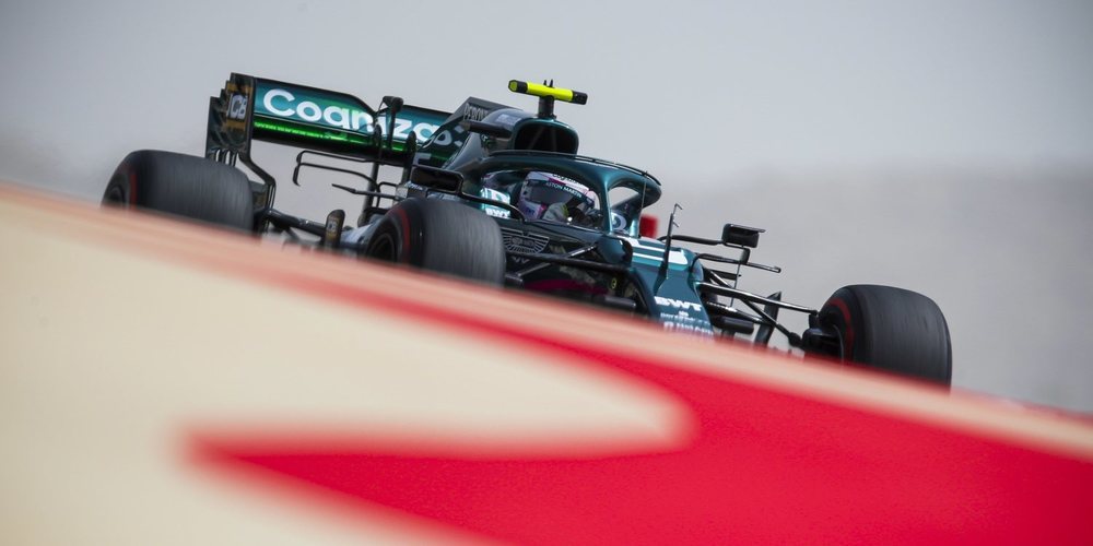 Sebastian Vettel: "Podemos decir que fue un buen primer día para el AMR21"