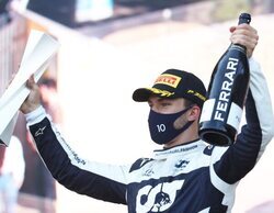 Pierre Gasly: "Vi el podio delante de mí y lo intenté todo, es fantástico para el equipo"
