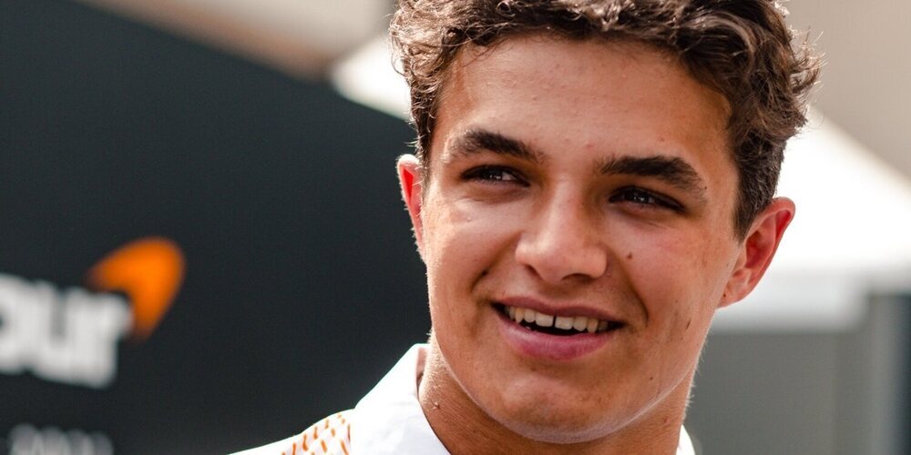 Lando Norris: "Pilotar el coche se ha convertido en todo un reto, sobre todo con el viento"